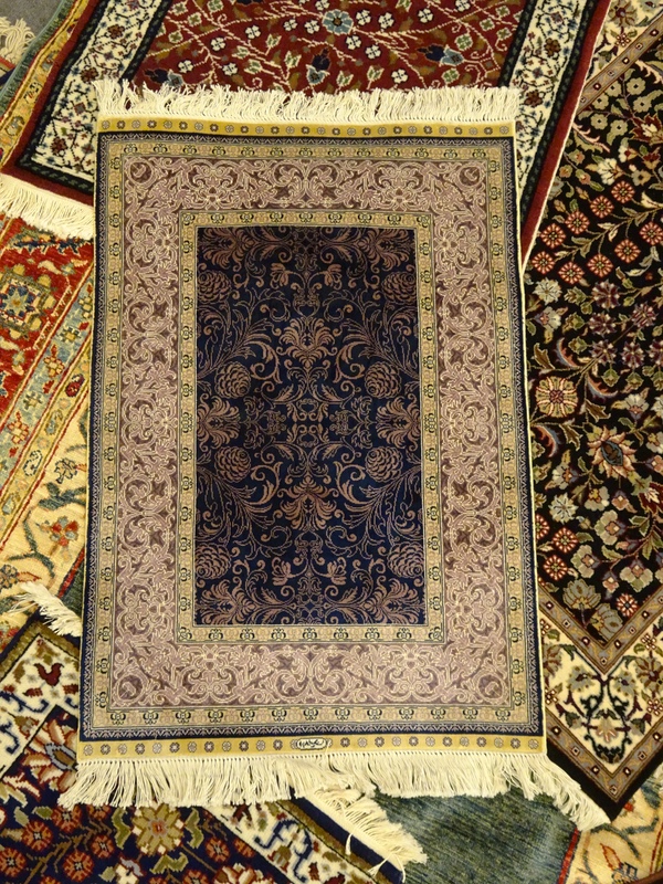 Silk rugs aplenty