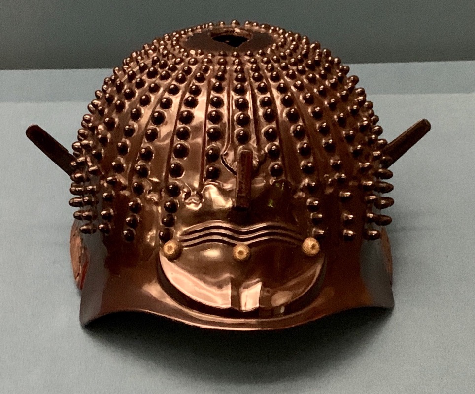 plate helmet front