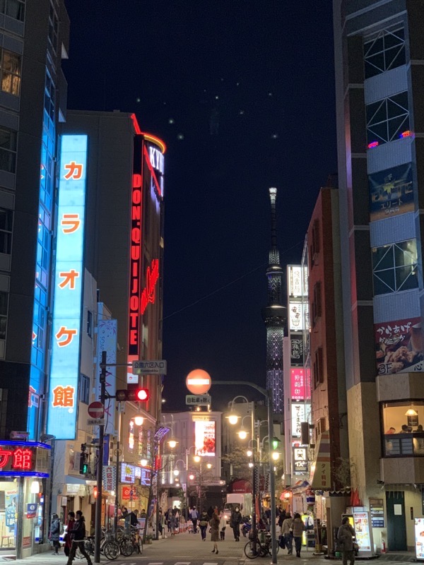 Asakusa lights, donki and tower