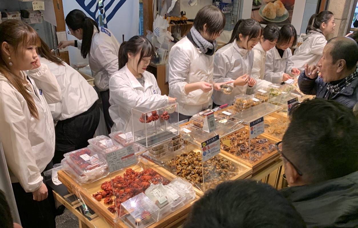 nishiki market octopus