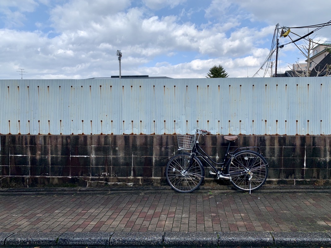 bike and fence