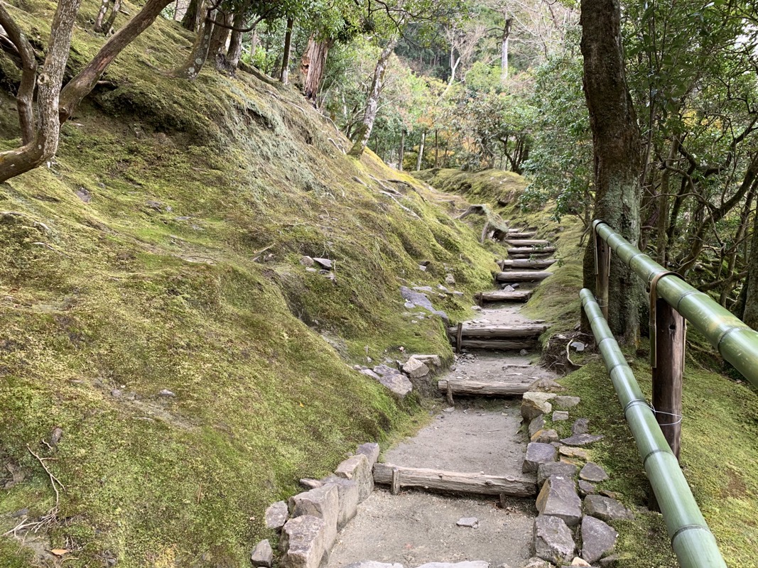ginkaku-ji. stairs